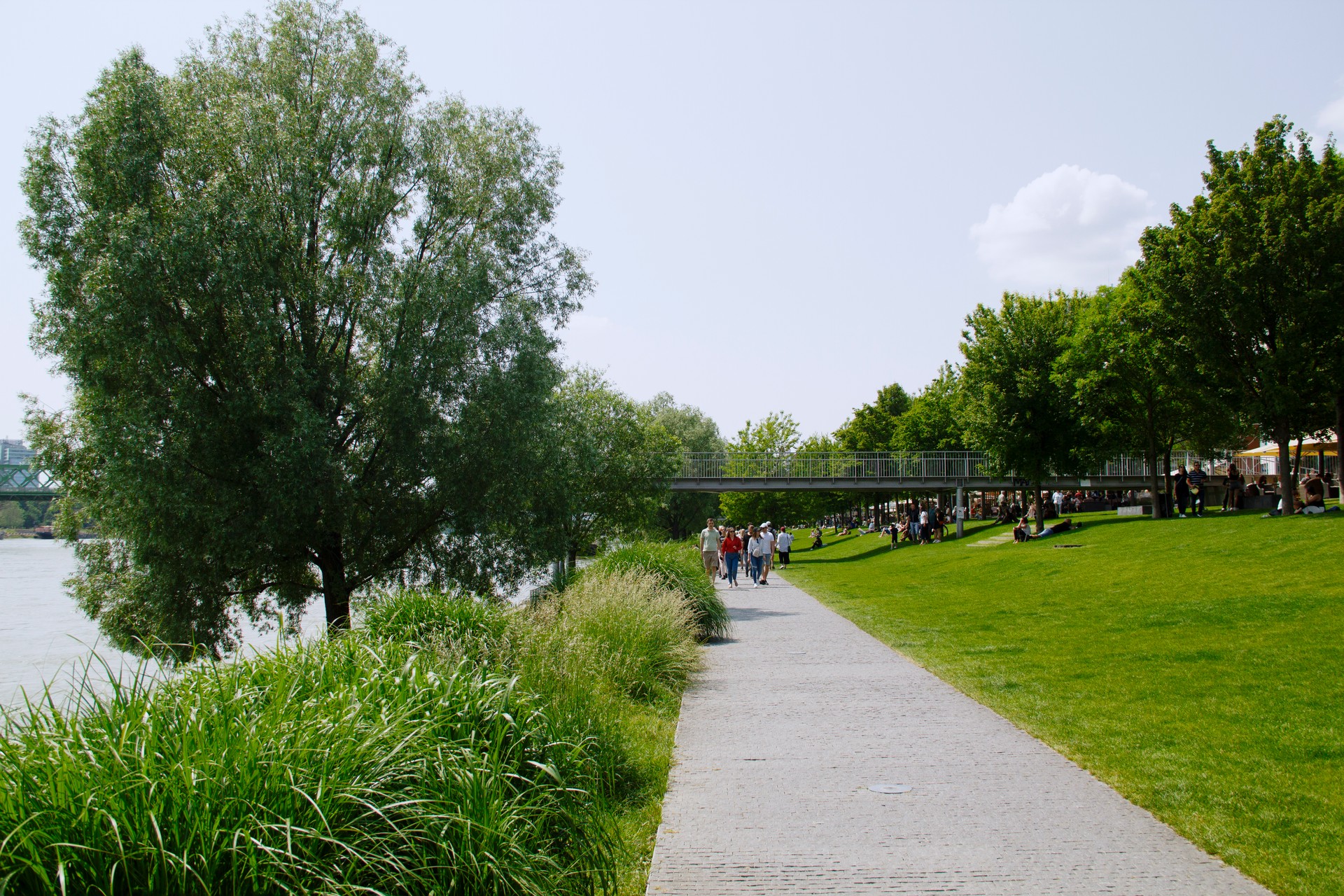 Eurovea Luxury Shopping Mall Green Corridor Clear Passage Smart City Sustainable Architecture Healthy Lifestyle Financial District Danube River Bratislava Slovakia Central Europe